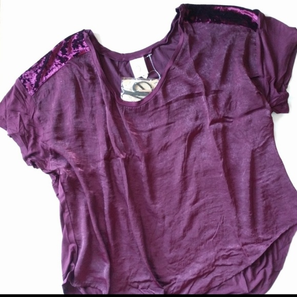 SELF ESTEEM mixed media velvet top & choker necklace - Picture 3 of 8